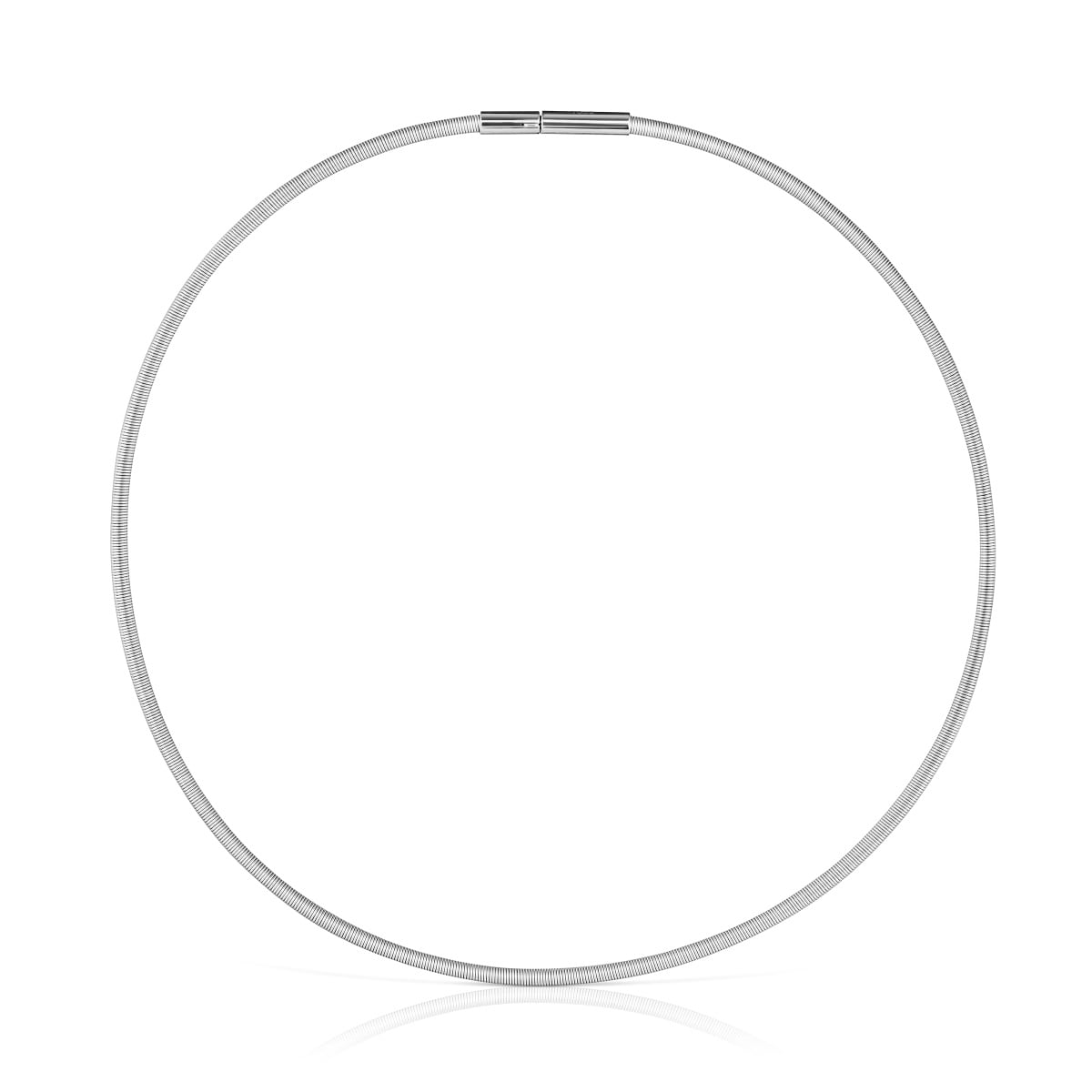 Tous - Collar De Acero 3 Mm Mesh Tube - U