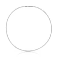 Mesh Tube steel Necklace 3 mm