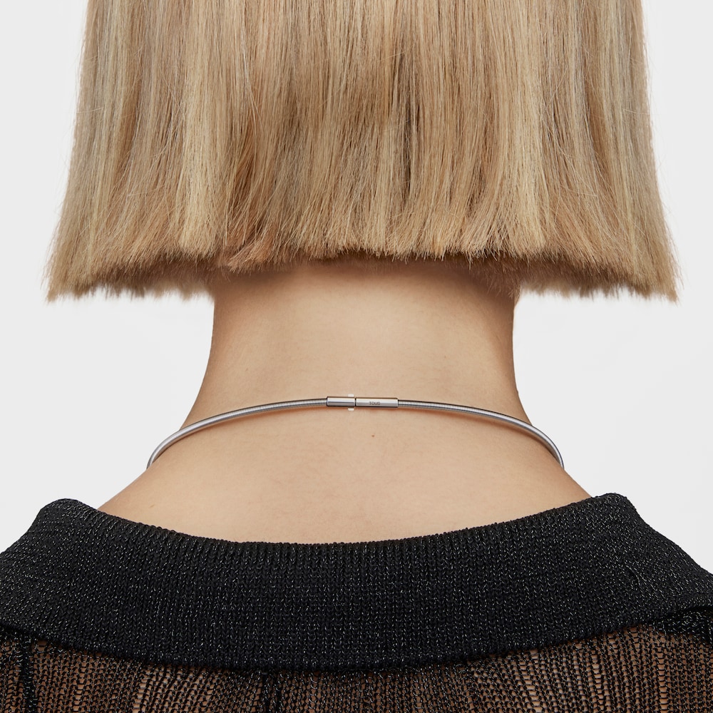 Mesh Tube steel Necklace 3&nbsp;mm