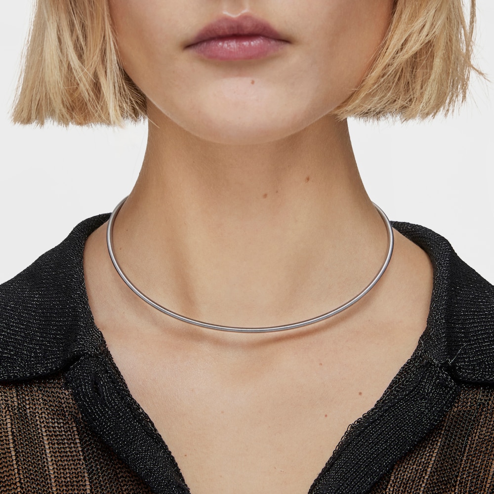 Mesh Tube steel Necklace 3&nbsp;mm