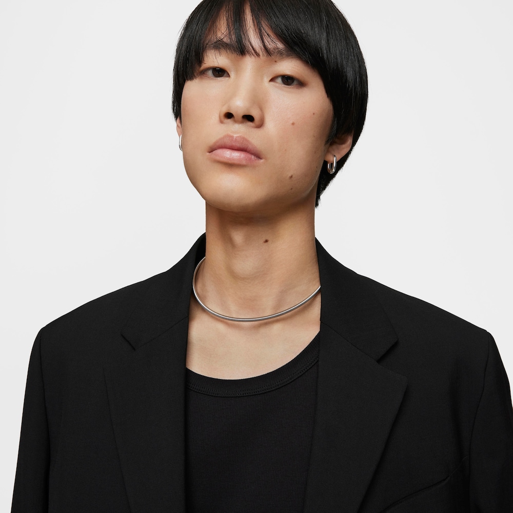 Collar de acero 4 mm Mesh Tube