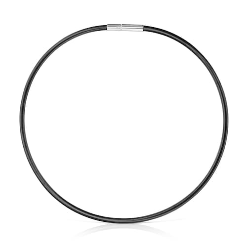 Collar de acero IP negro 4 mm Mesh Tube