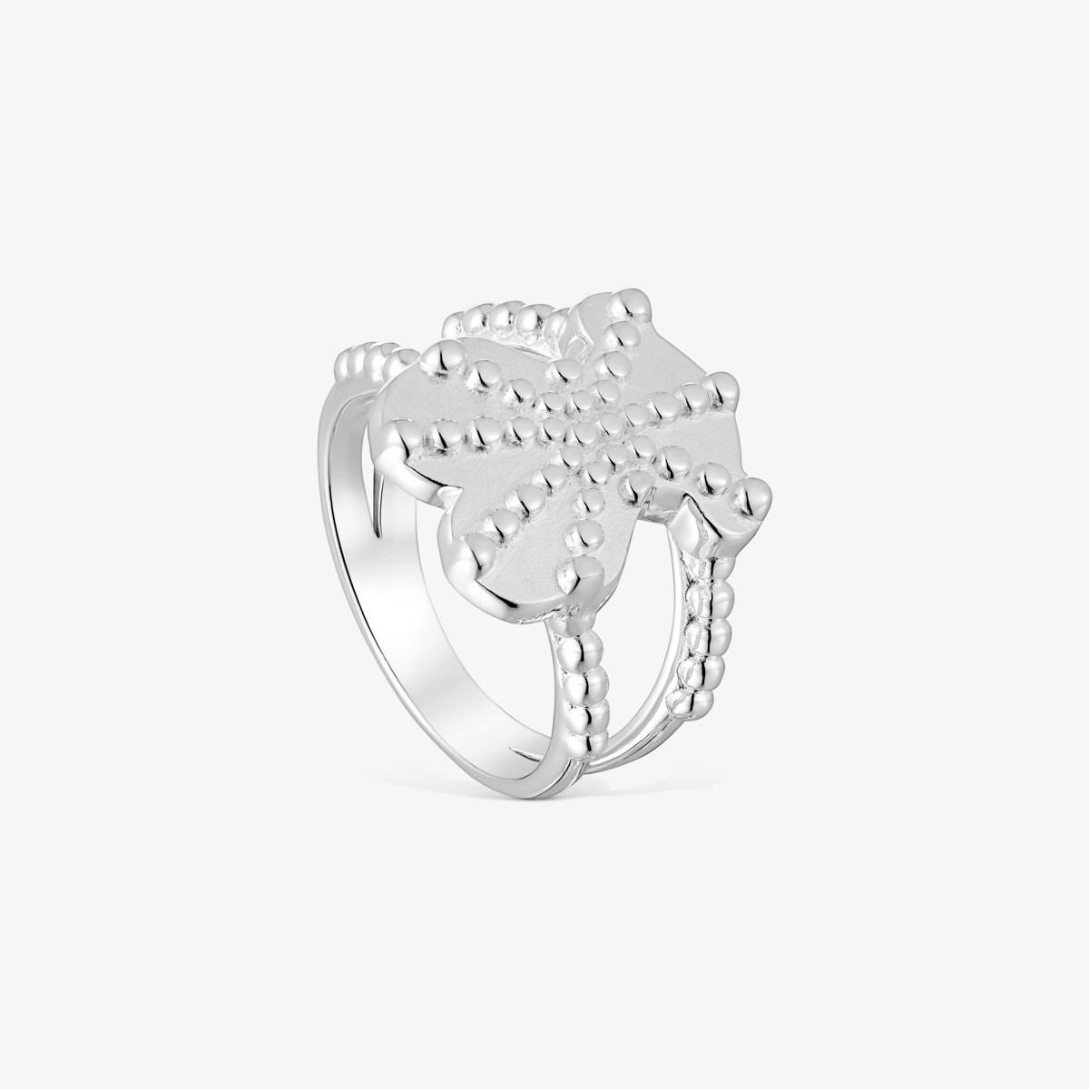 Tous - Anillo Grande De Plata Con Motivo Oso Tous Grain Talla 10