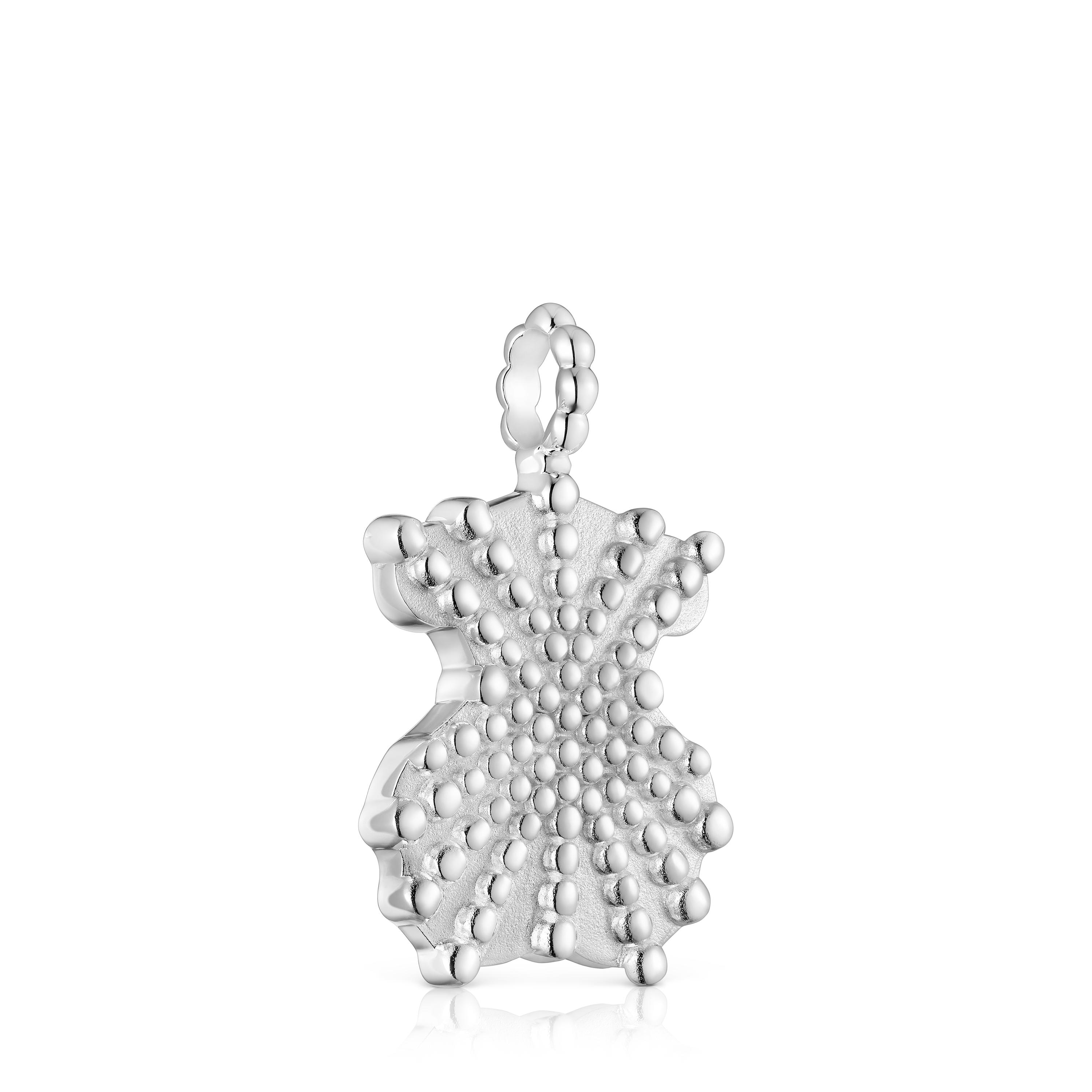 Medium silver bear Pendant TOUS Grain