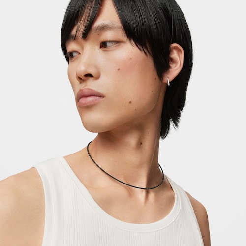 Collar de acero IP negro 2 mm Mesh Tube