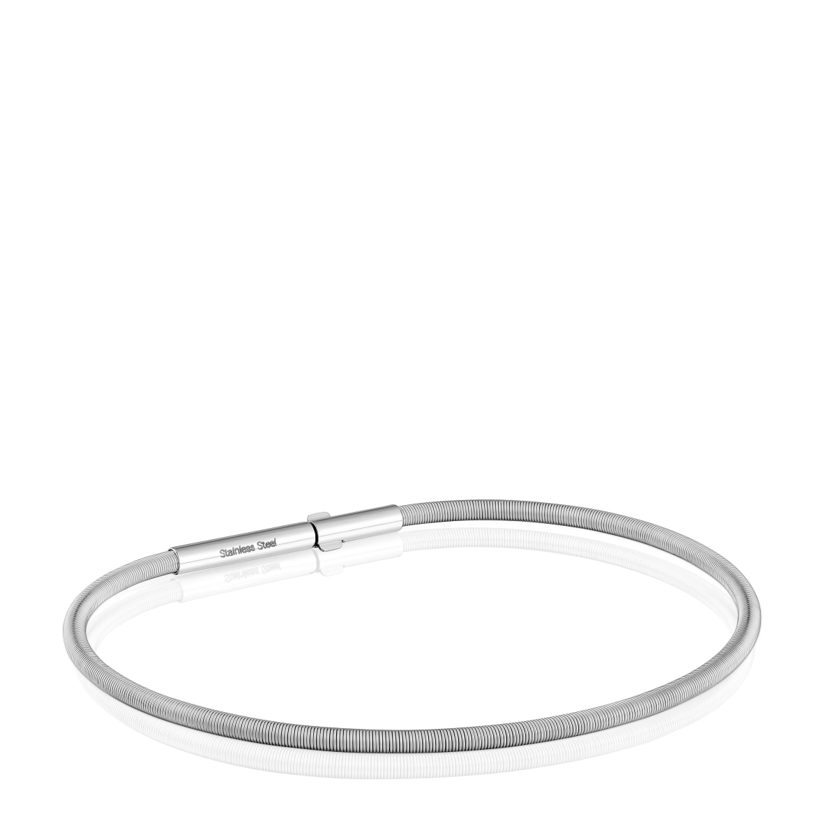 Mesh Tube steel Bracelet 16,5 cm