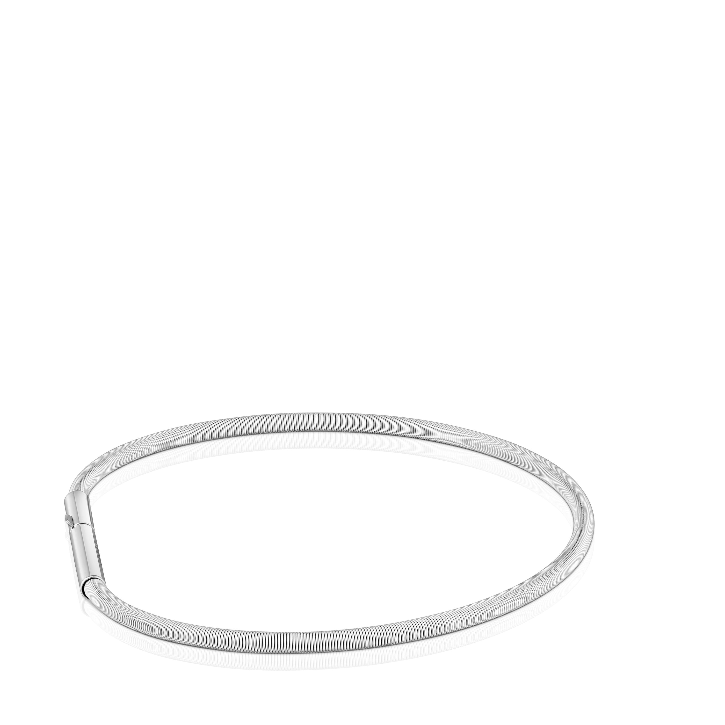 Mesh Tube steel Bracelet 16,5 cm