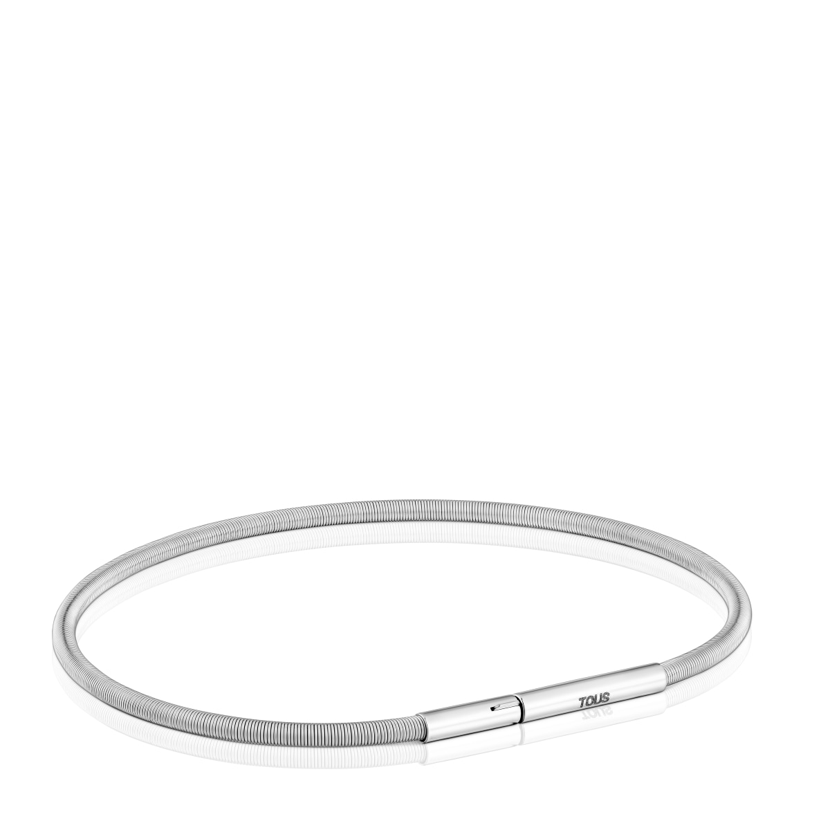 Mesh Tube steel Bracelet 16,5 cm