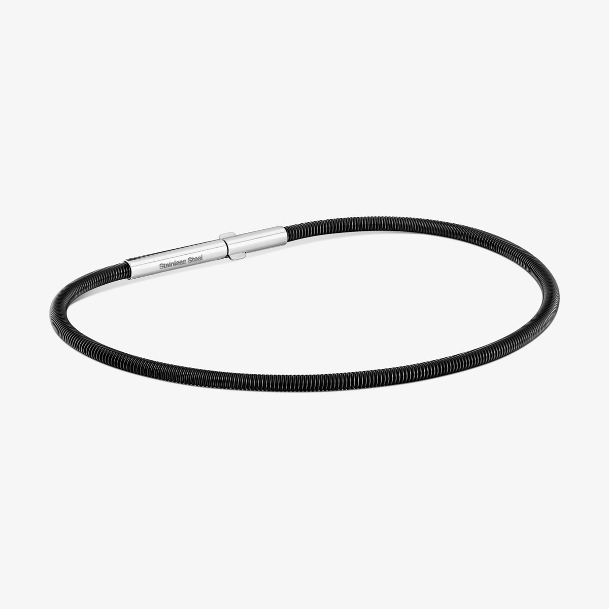 Pulsera De Acero Ip 17 Cm Mesh Tube