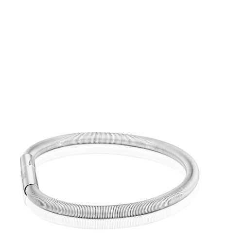 Mesh Tube steel Bracelet 17,5 cm