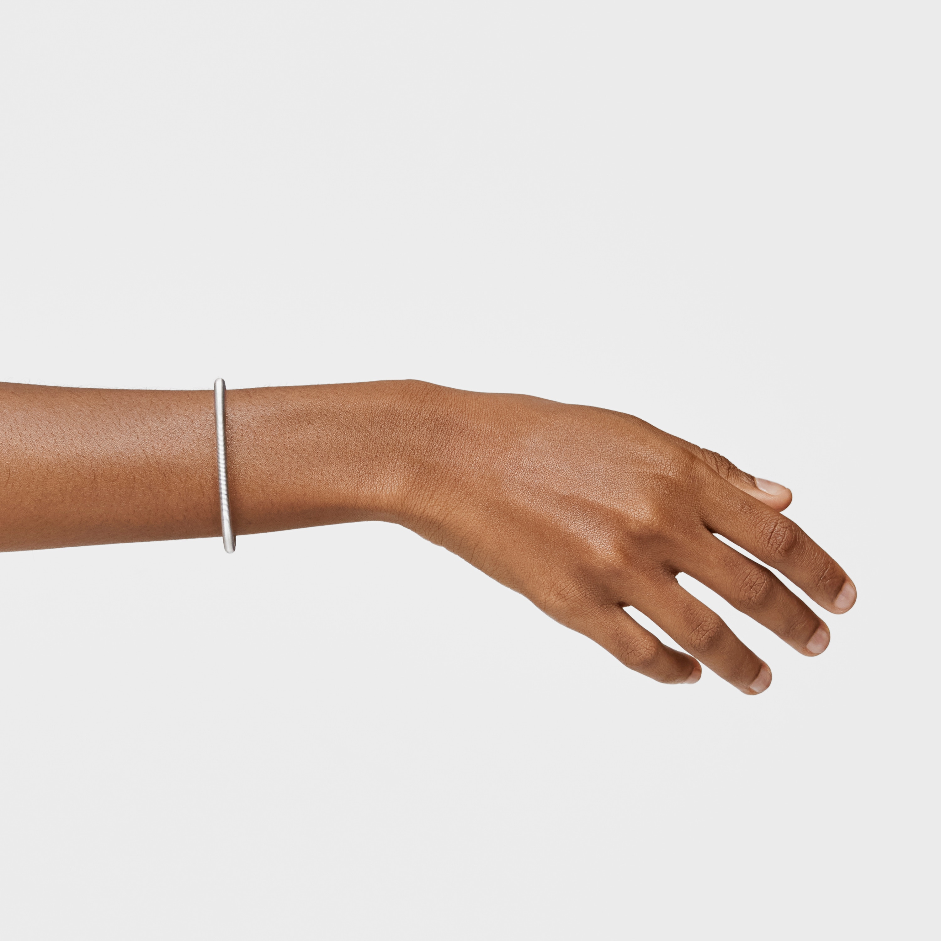 Mesh Tube steel Bracelet 17.5 cm