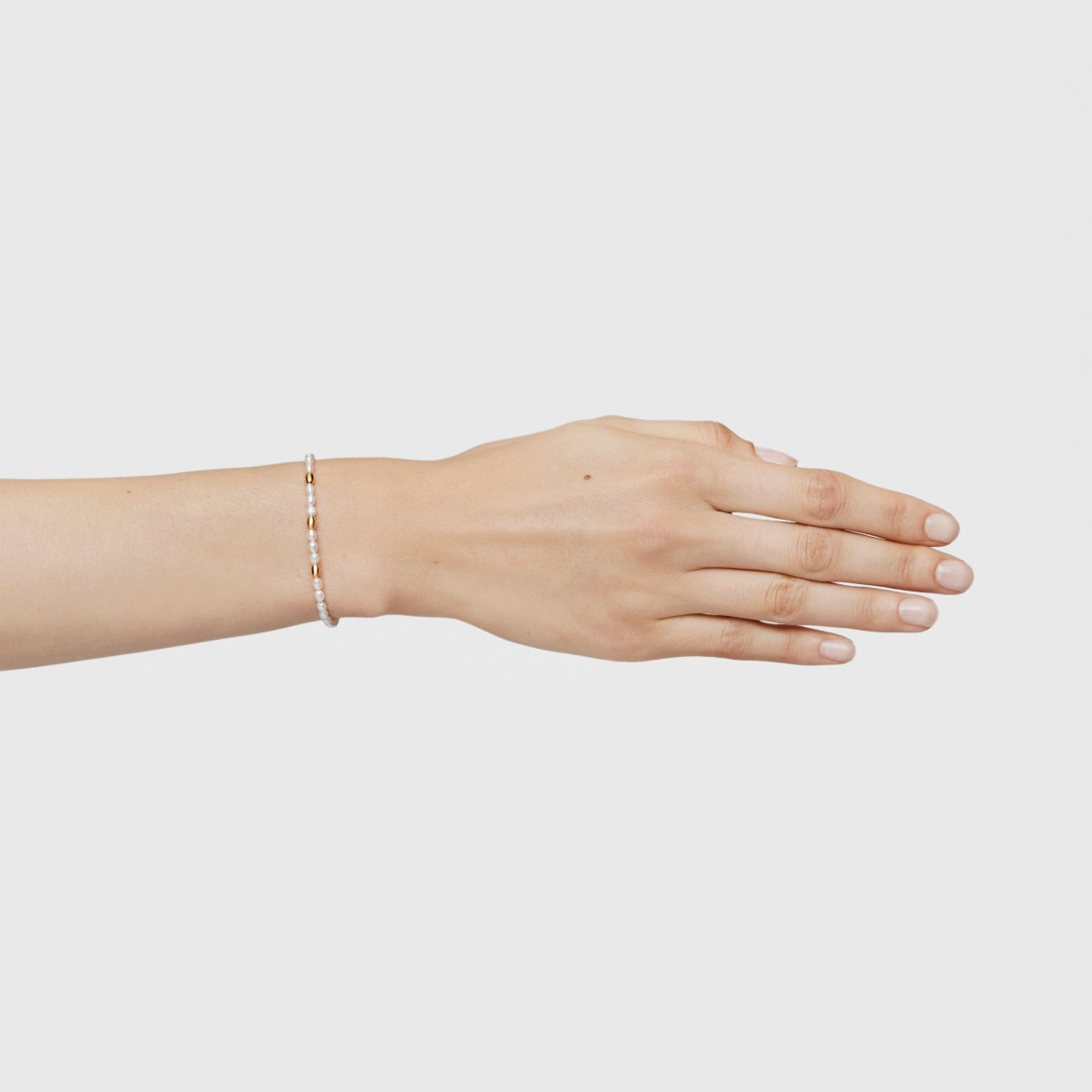 Pulsera con perlas cultivadas y baño de oro de 18 kt sobre plata Gloss