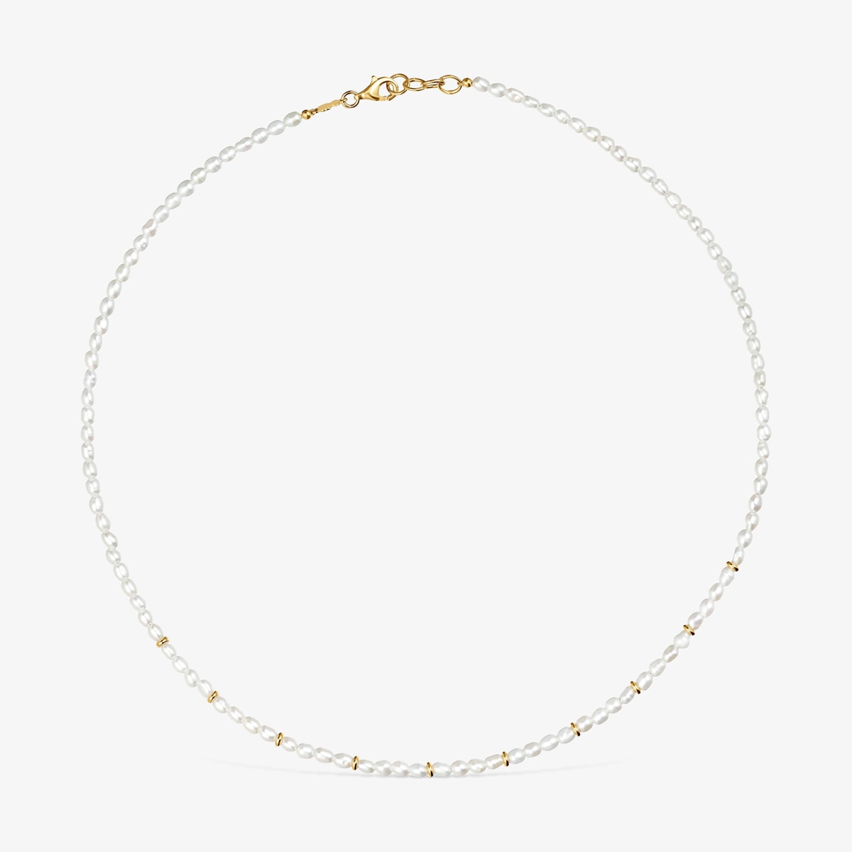 Tous - Gargantilla Con Perlas Cultivadas Y Baño De Oro De 18 Kt Sobre Plata Gloss - Blanco