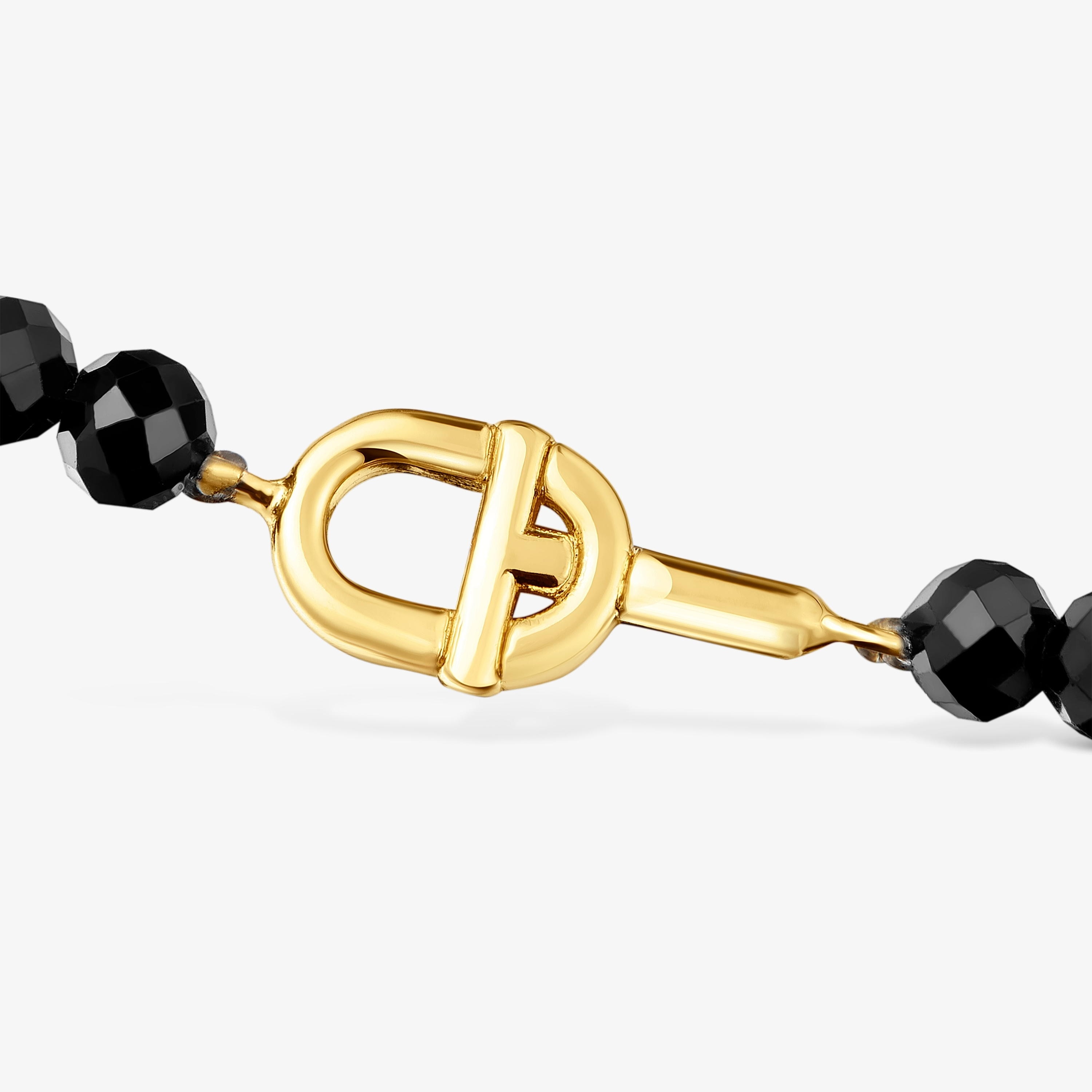 18K solid gold Elastic bracelet with spinels TOUS MANIFESTO