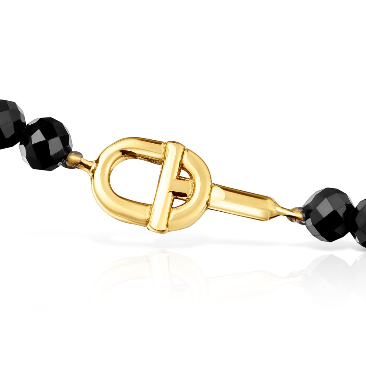 Tous - Pulsera Elástica De Oro Y Espinelas Tous Manifesto - Negro