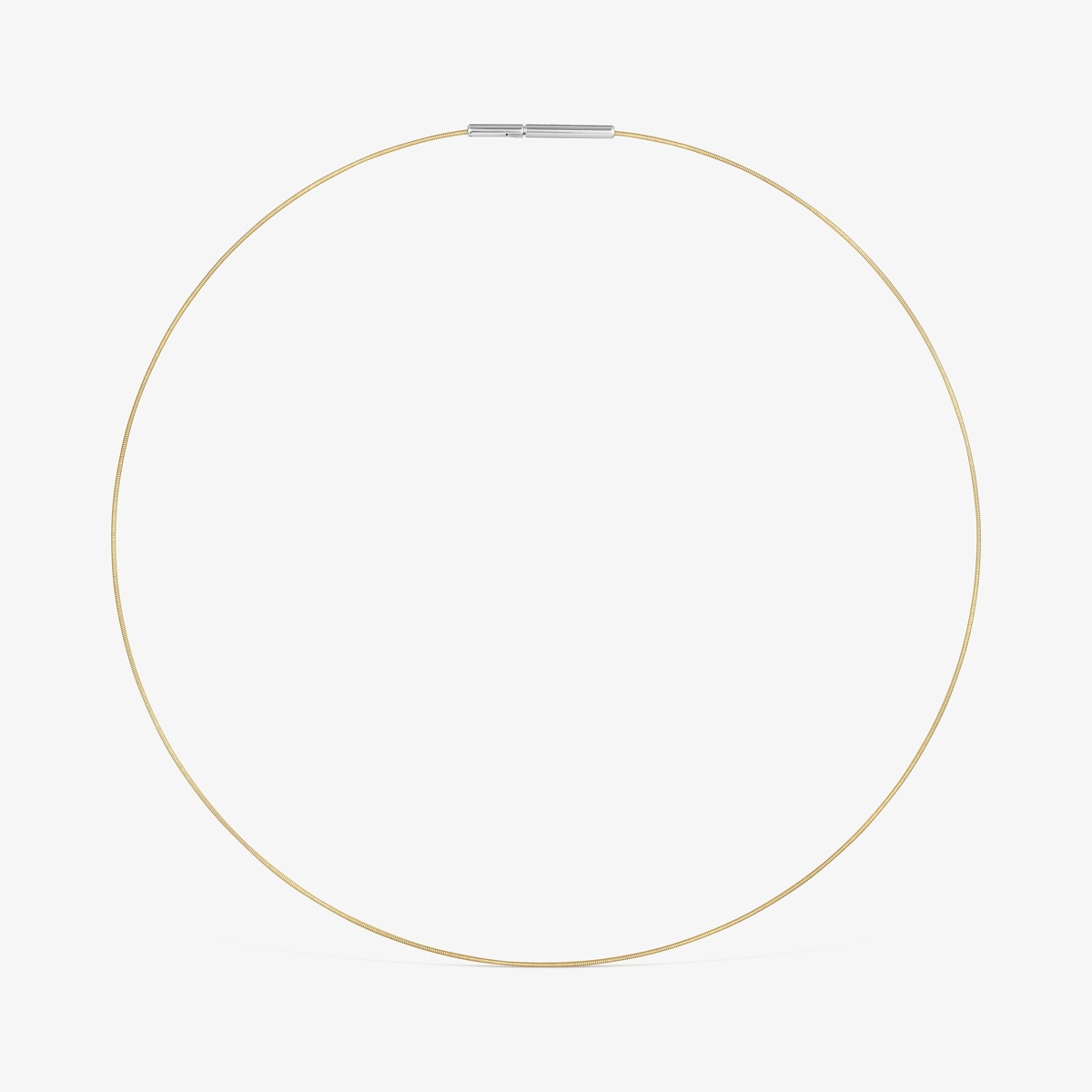 Tous - Collar De Oro Y Acero Mesh Tube - Dorado