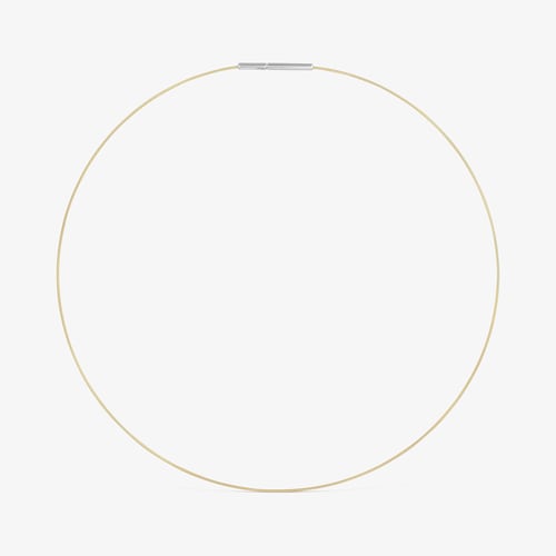 N&aacute;hrdeln&iacute;k ze zlata a&nbsp;oceli Mesh Tube