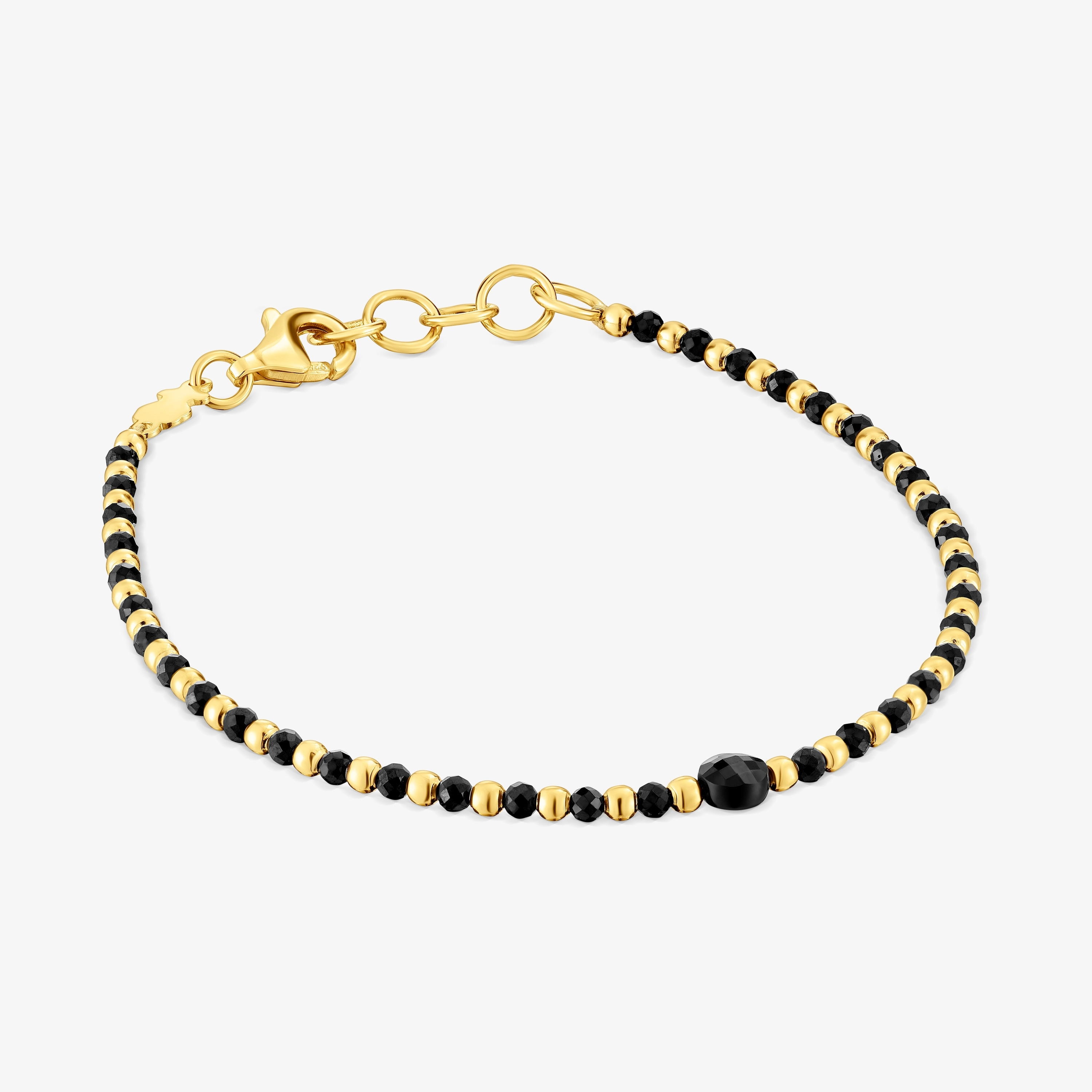 Ball Bracelet with 18K gold vermeil and spinel Basic Colors