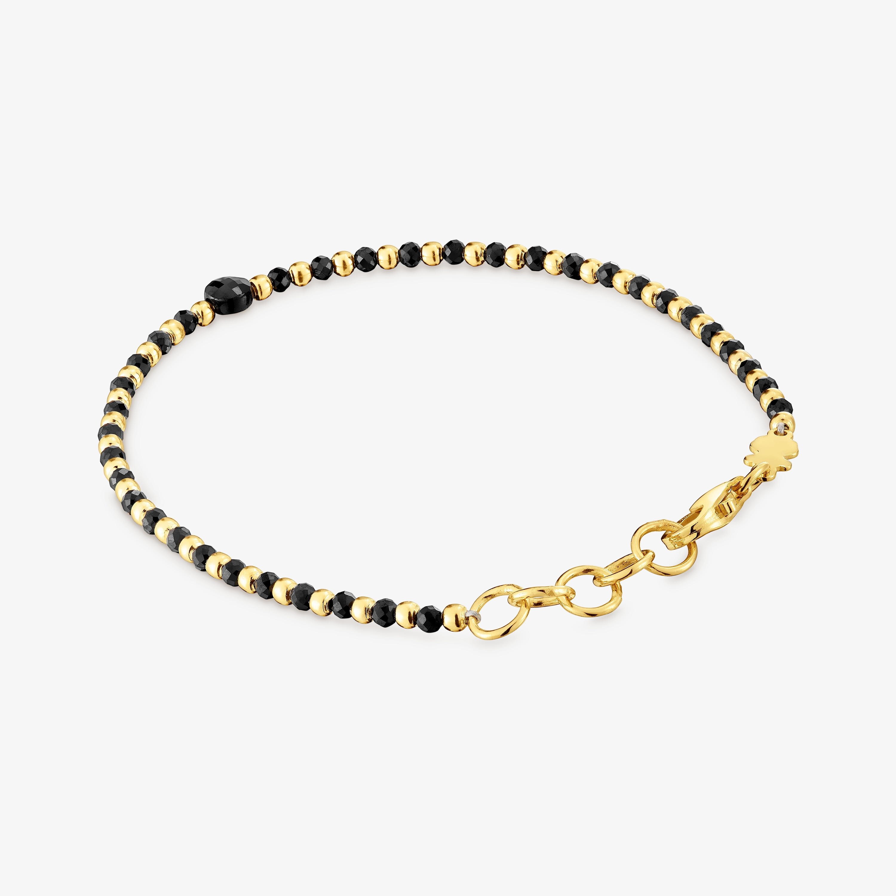 Ball Bracelet with 18K gold vermeil and spinel Basic Colors