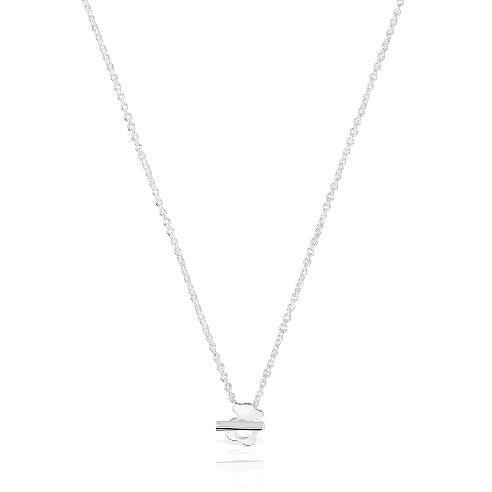Collar corto oso de plata I-Bear Collar corto oso de plata I-Bear