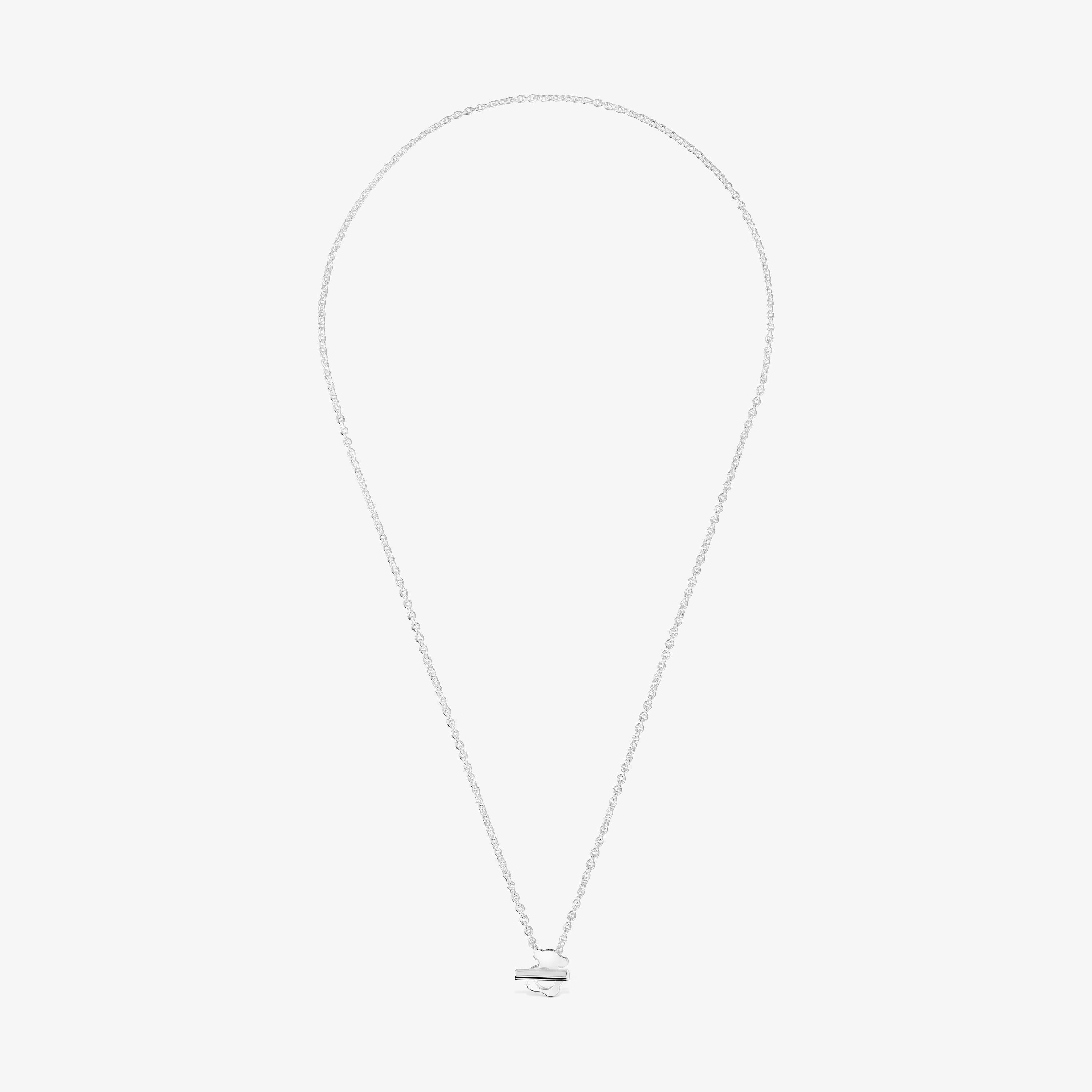 Short silver bear Necklace I-Bear