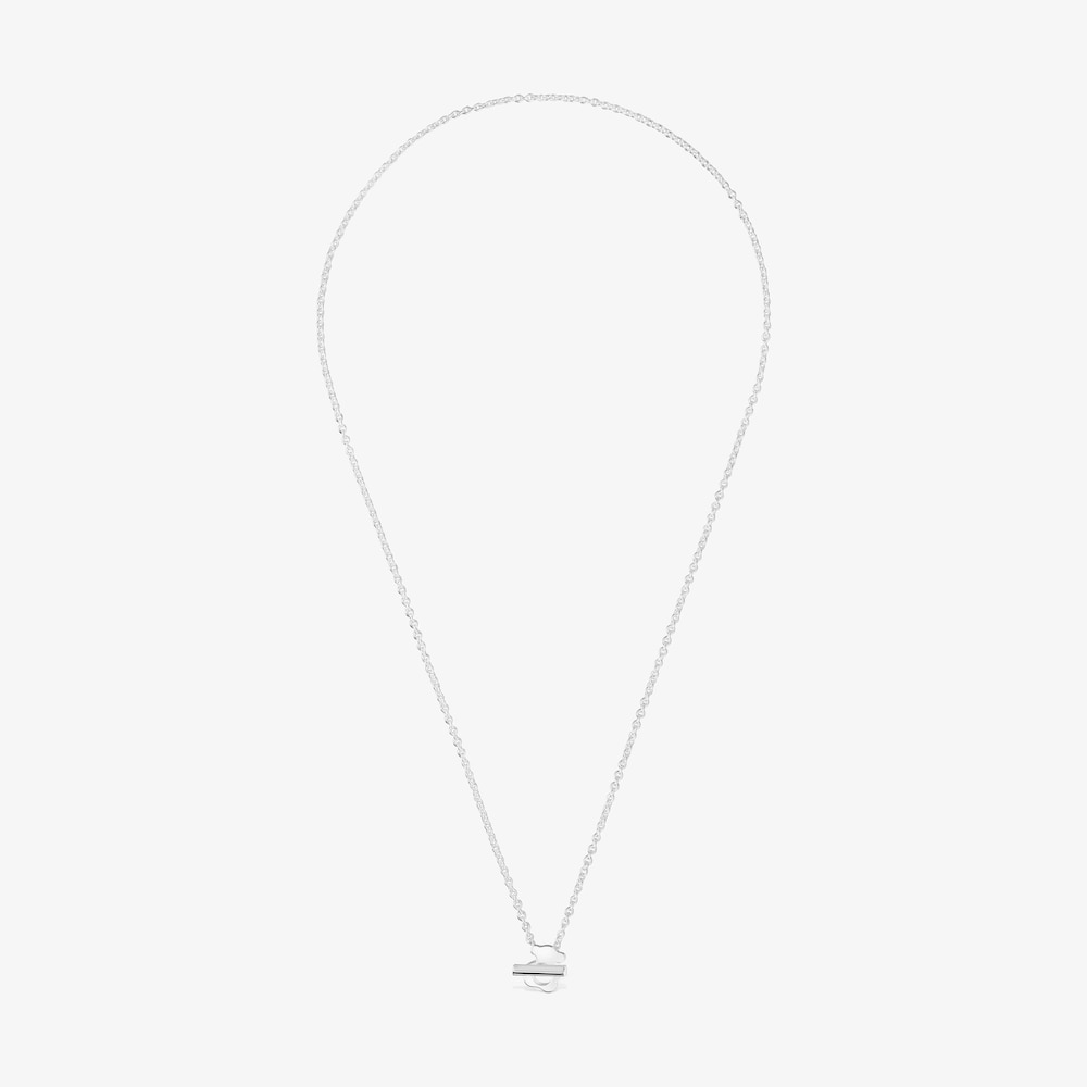 Collier ourson en argent court I-Bear