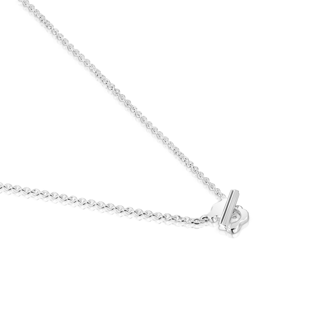 Collar corto oso de plata I-Bear Collar corto oso de plata I-Bear