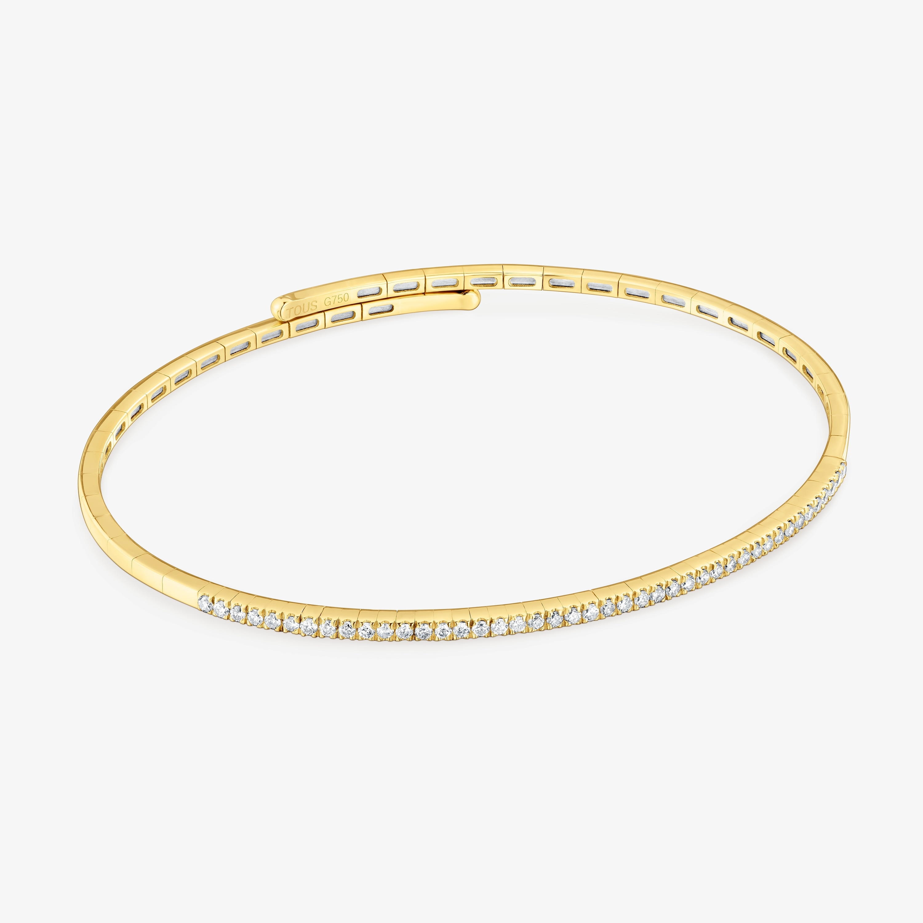 18K solid gold Bracelet with diamonds Les Classiques