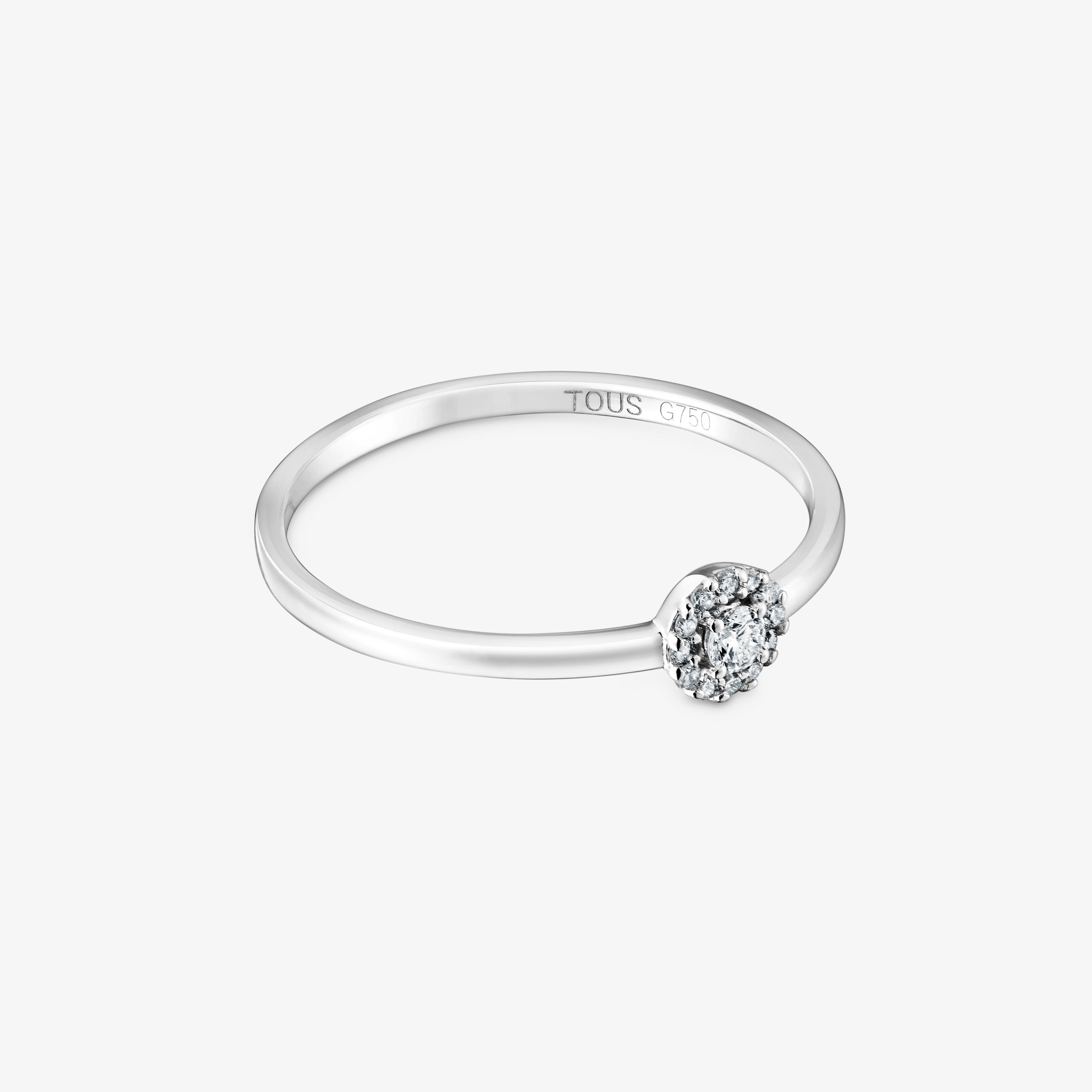Small Ring 18K white gold with diamonds Les Classiques