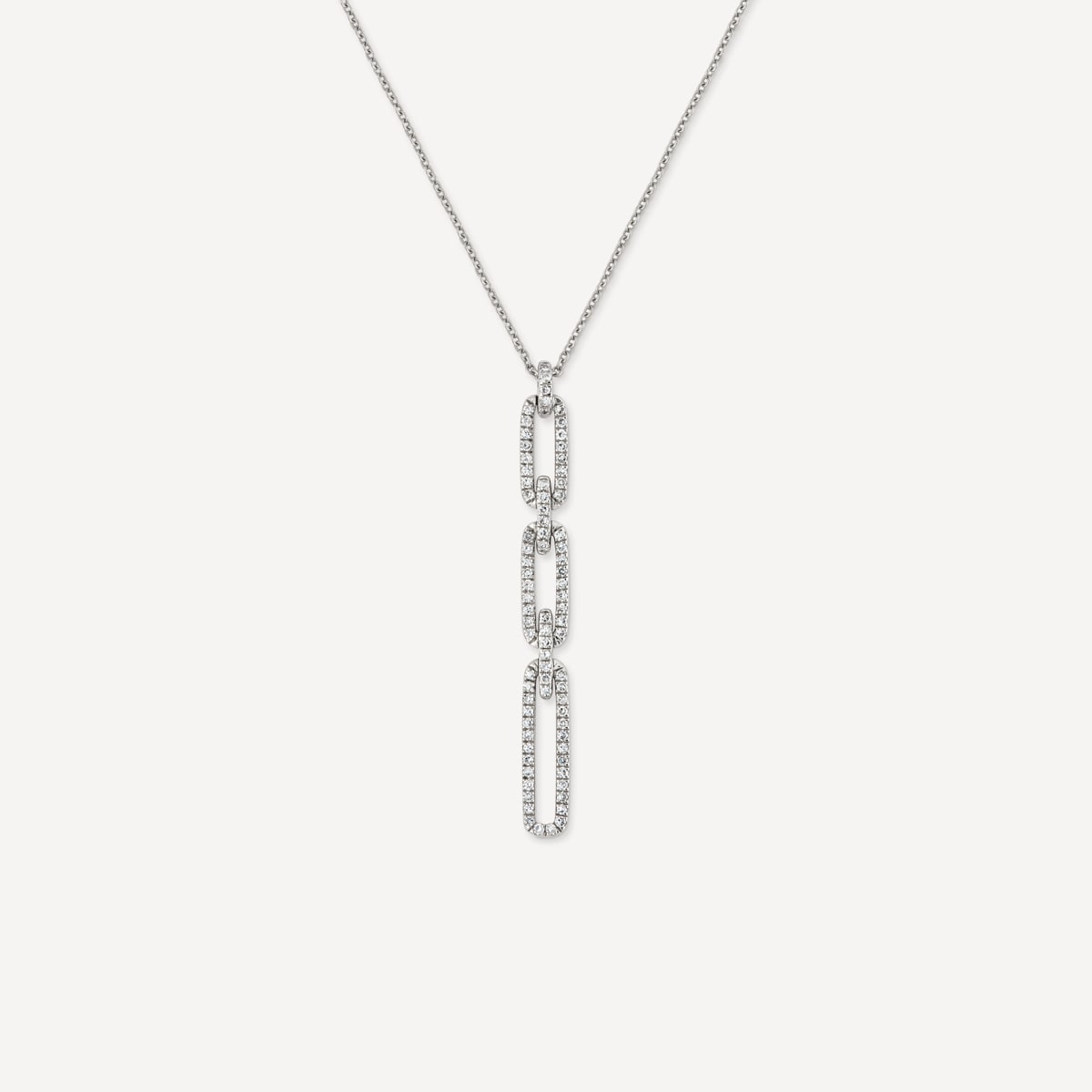 Tous - Collar Corto Oval De Oro Blanco Con Diamantes Les Classiques - Transparente