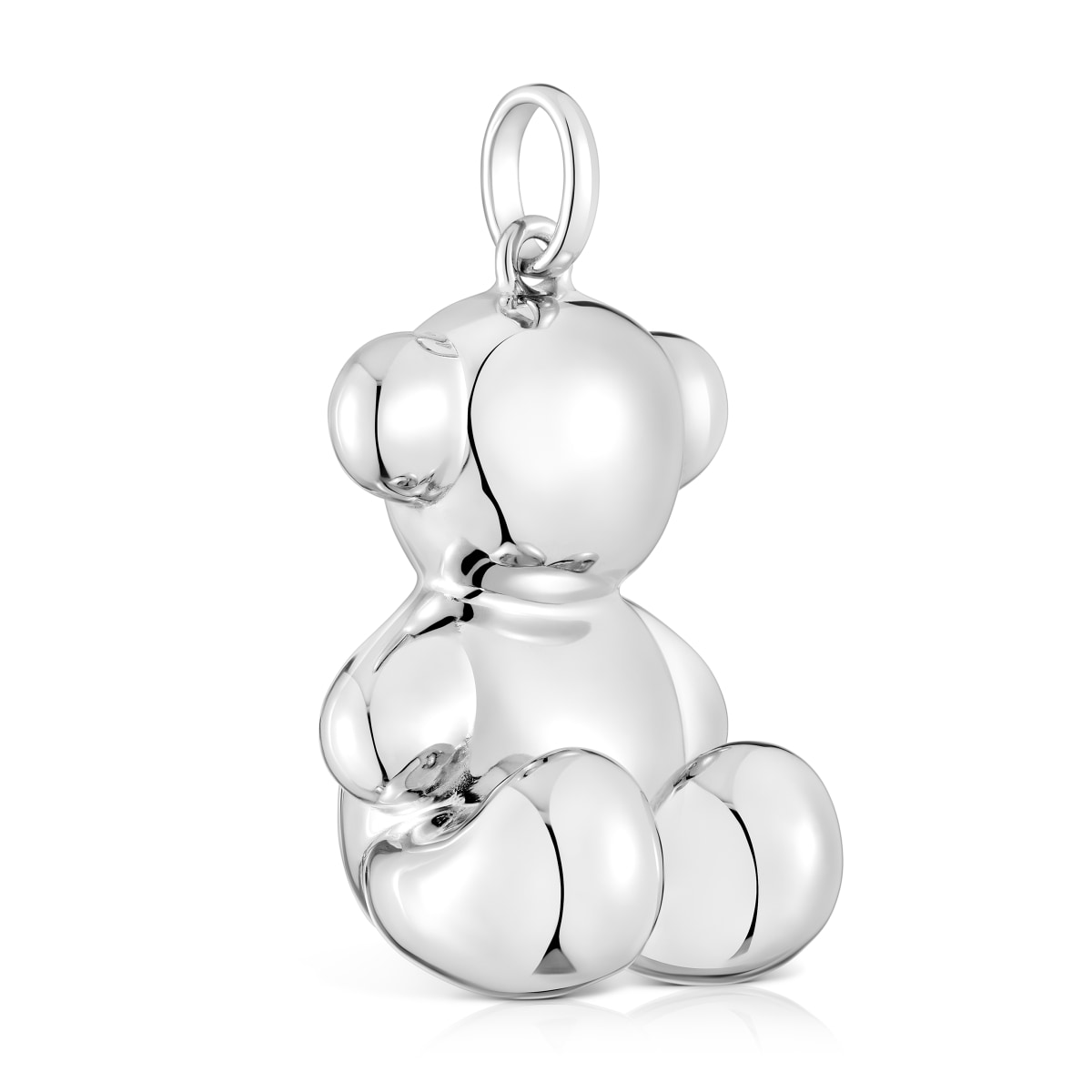 Extra large silver bear Pendant Bold Bear