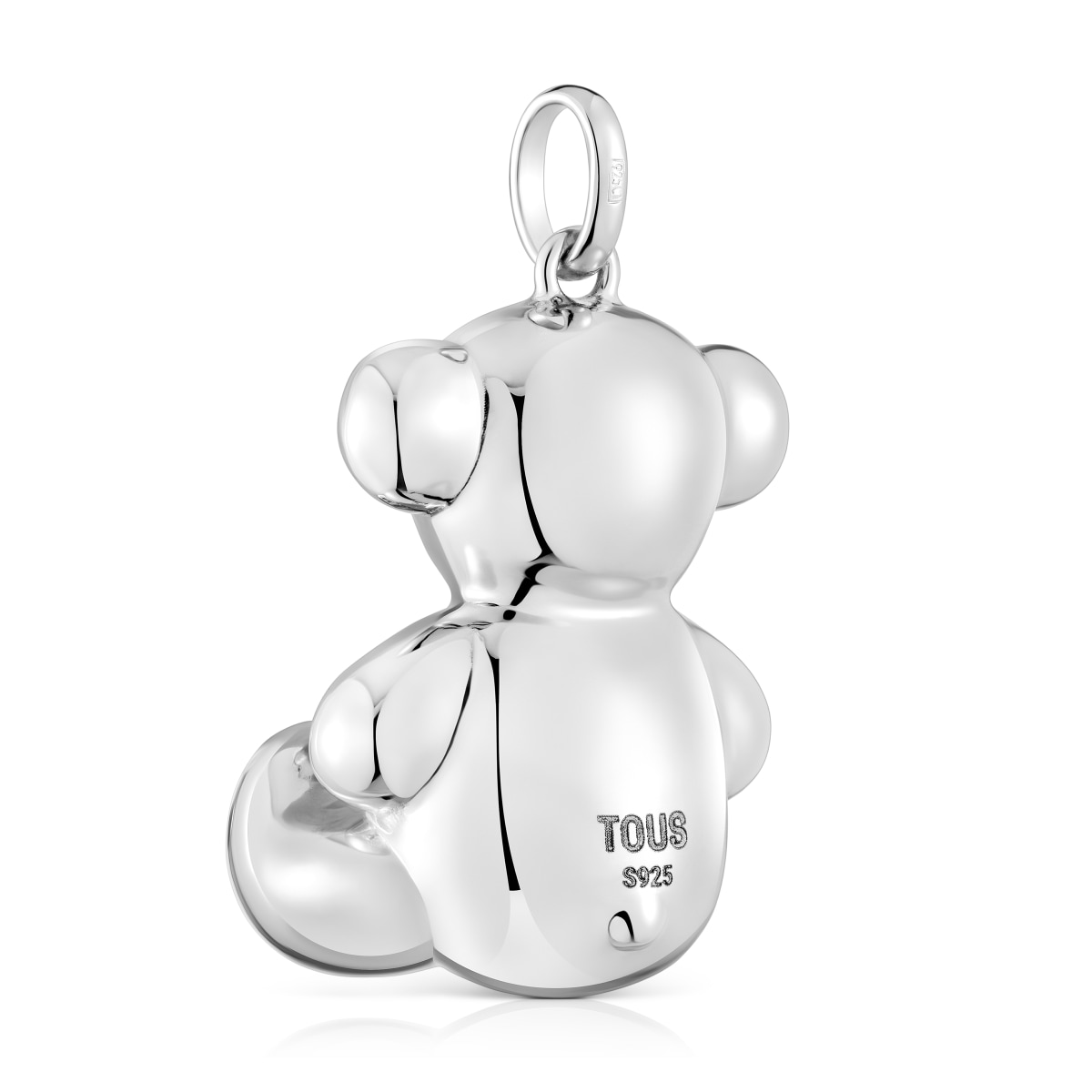 Extra large silver bear Pendant Bold Bear