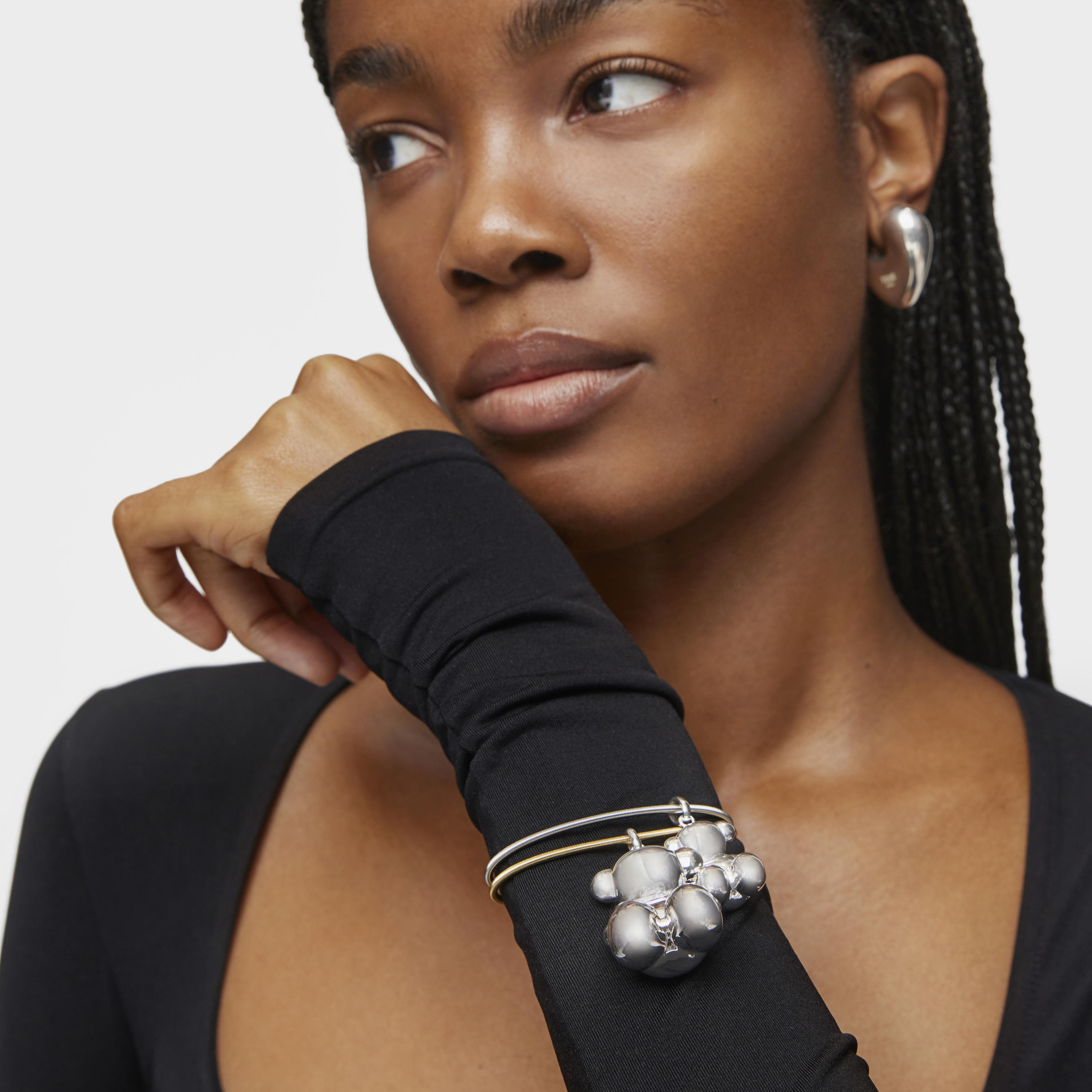 Extra large silver bear Pendant Bold Bear