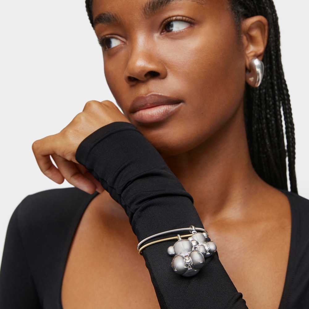 Colgante oso extra grande de plata Bold Bear