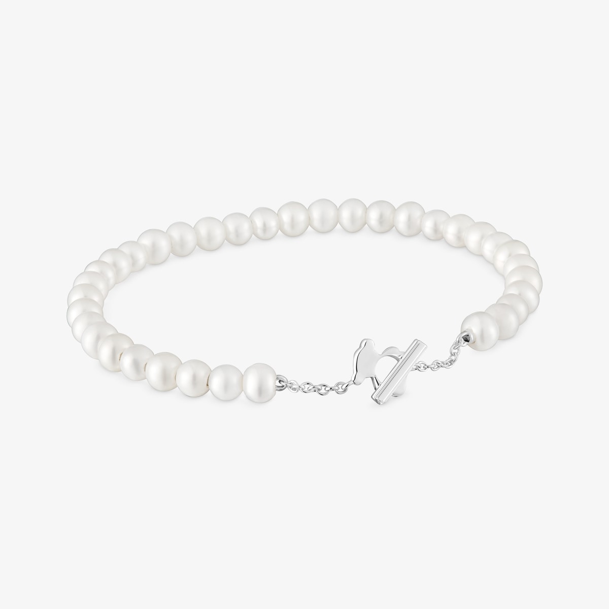 Tous - Pulsera Esclava Con Perlas Cultivadas I-Bear - Blanco