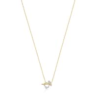 Short gold and diamond bear Necklace I-Bear