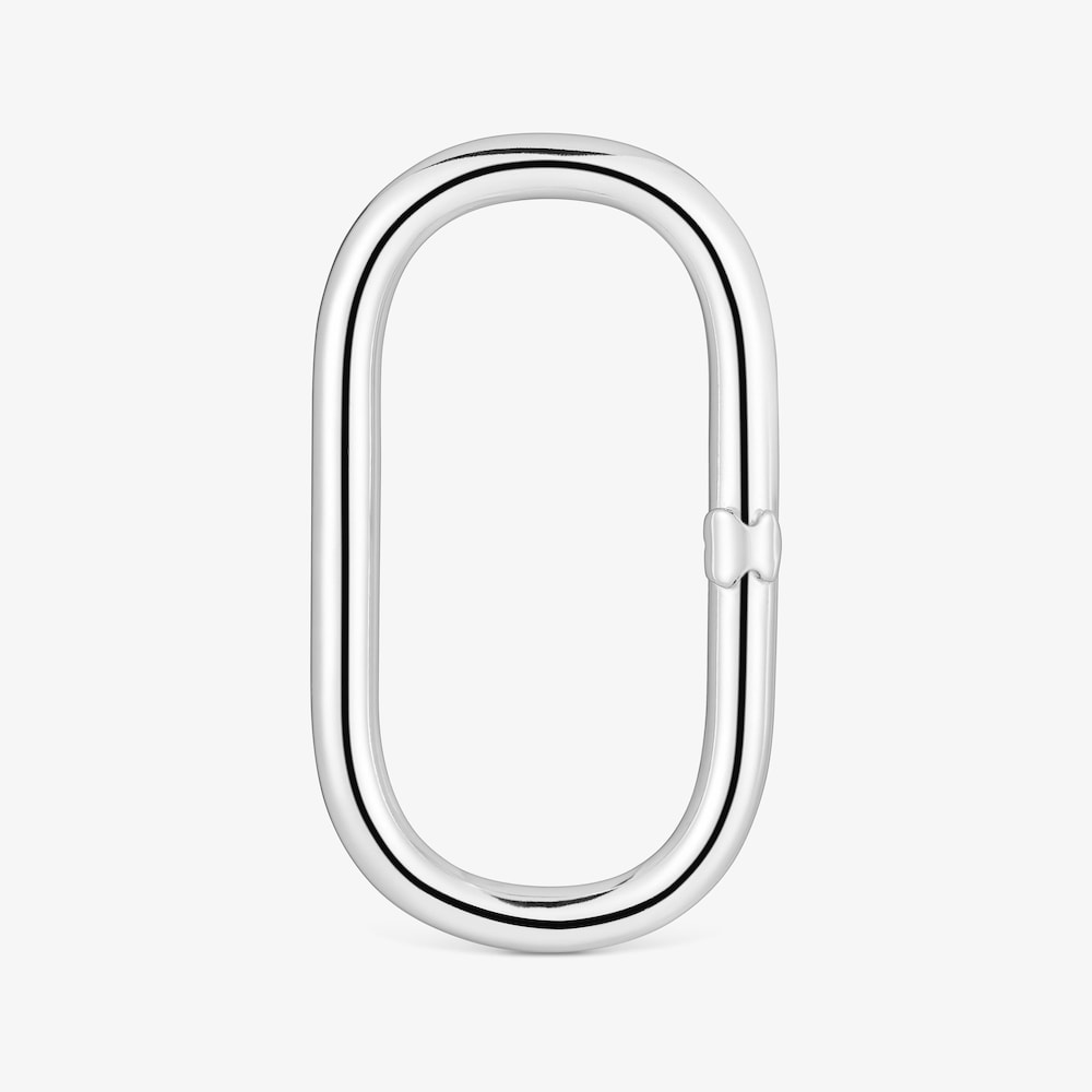 Bardzo duży brelok ze srebra Hold Oval