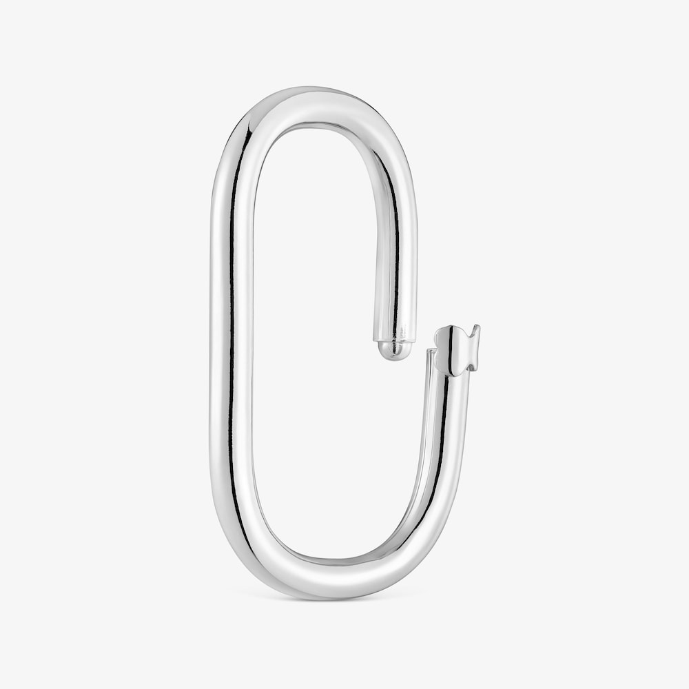 Bardzo duży brelok ze srebra Hold Oval