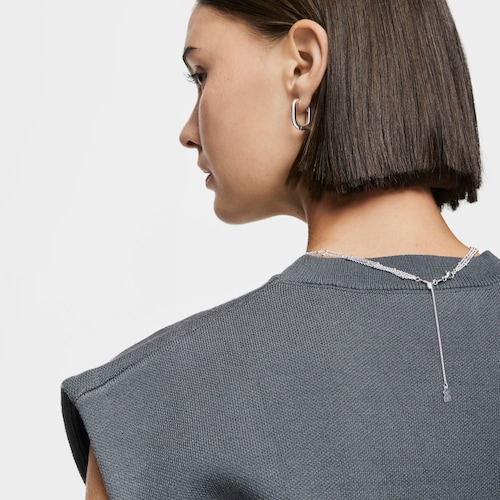 Short silver triple Necklace TOUS Basics