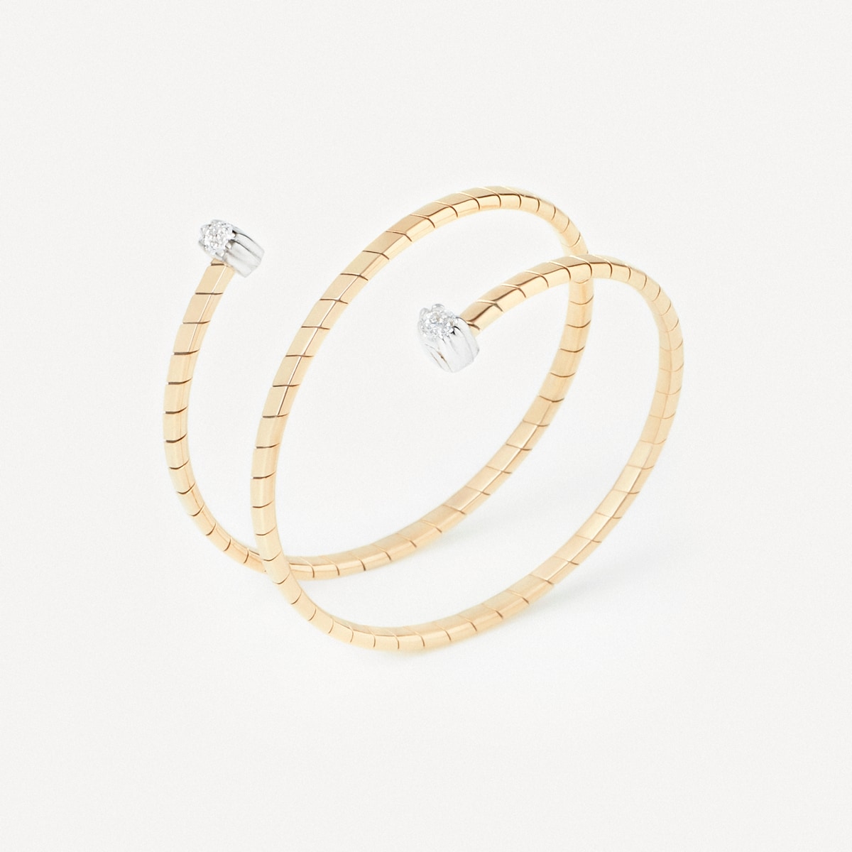 Gold Spiral ring with diamonds TOUS ATELIER
