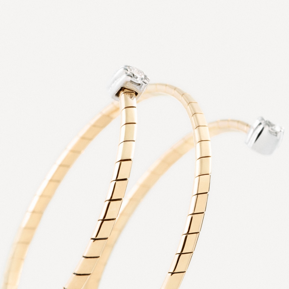 Gold Spiral ring with diamonds TOUS ATELIER