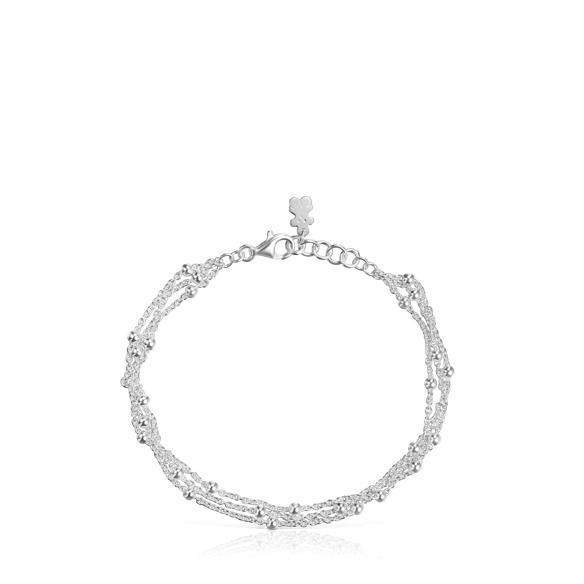 Silver triple Chain bracelet TOUS Basics