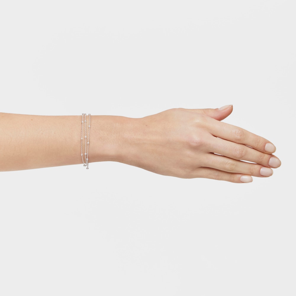 Silver triple Chain bracelet TOUS Basics