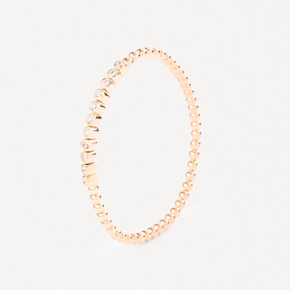 Pulsera bolas de oro con diamantes TOUS ATELIER image number 1