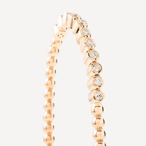 Pulsera bolas de oro con diamantes TOUS ATELIER