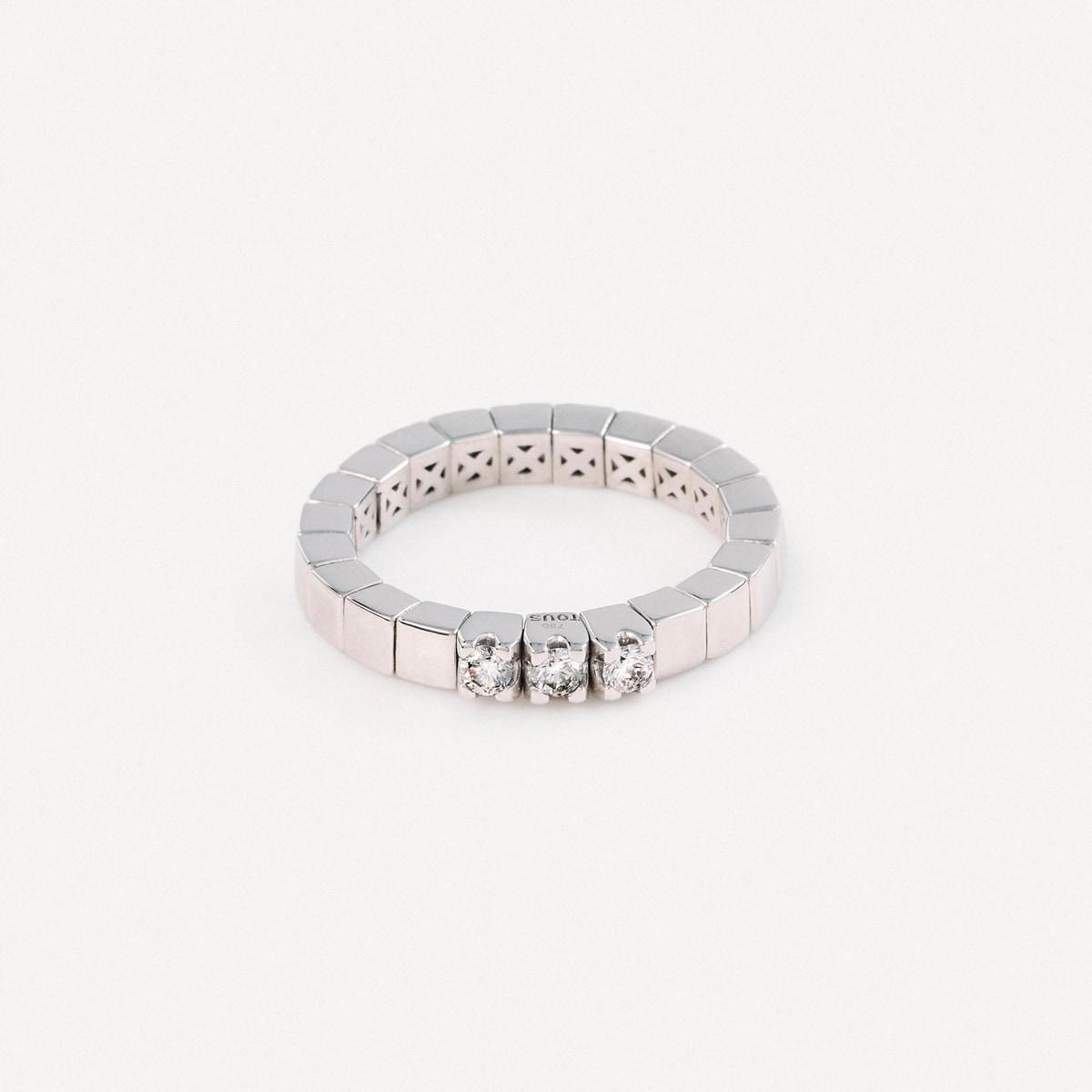 White gold Elastic ring with diamonds TOUS ATELIER