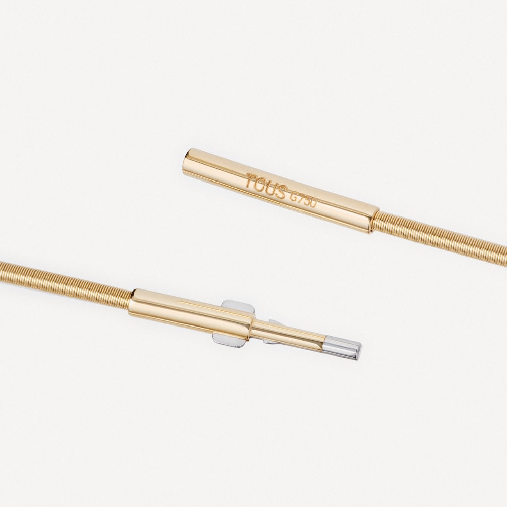 Naszyjnik z matowego złota TOUS ATELIER