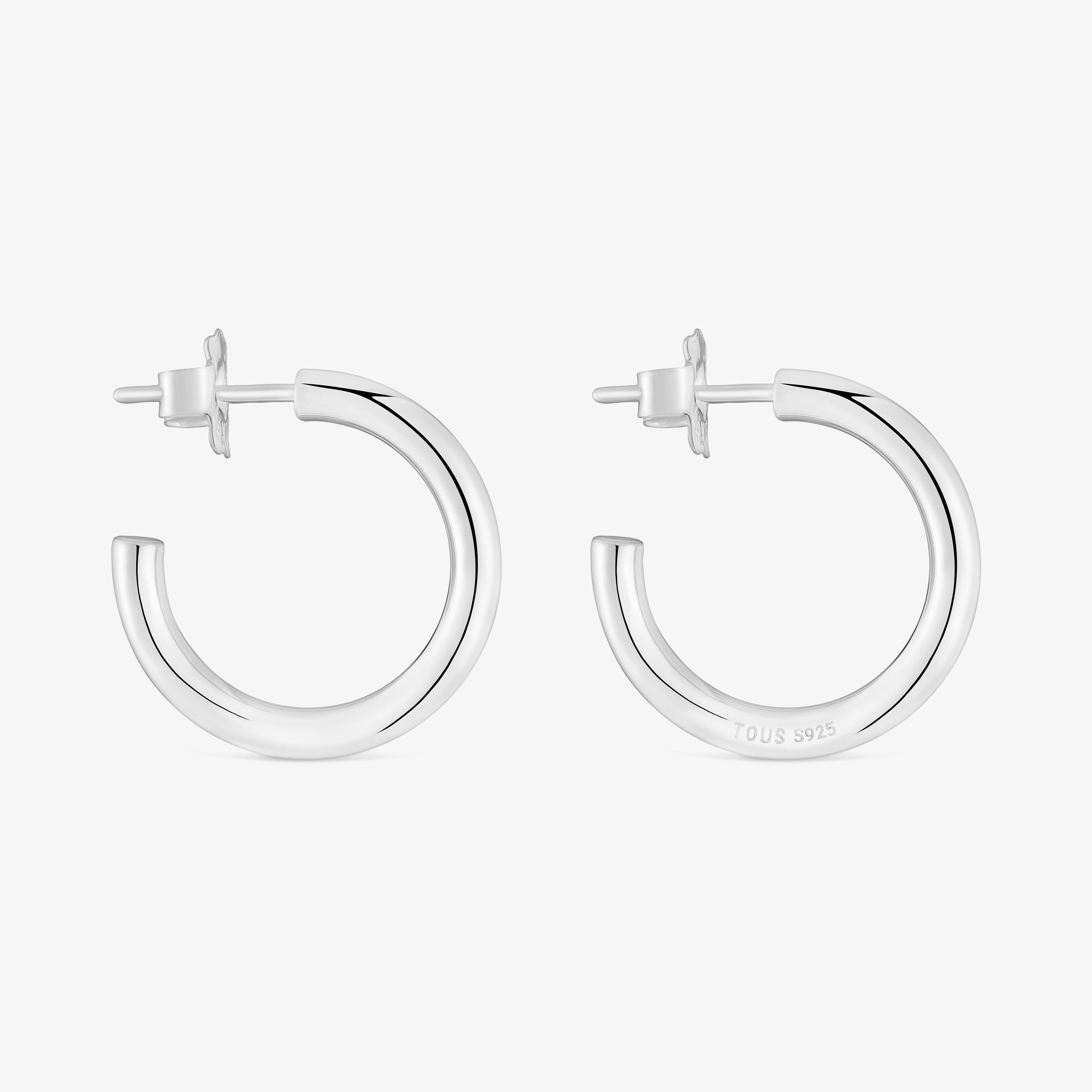 Short  mm silver Hoop earrings TOUS Basics