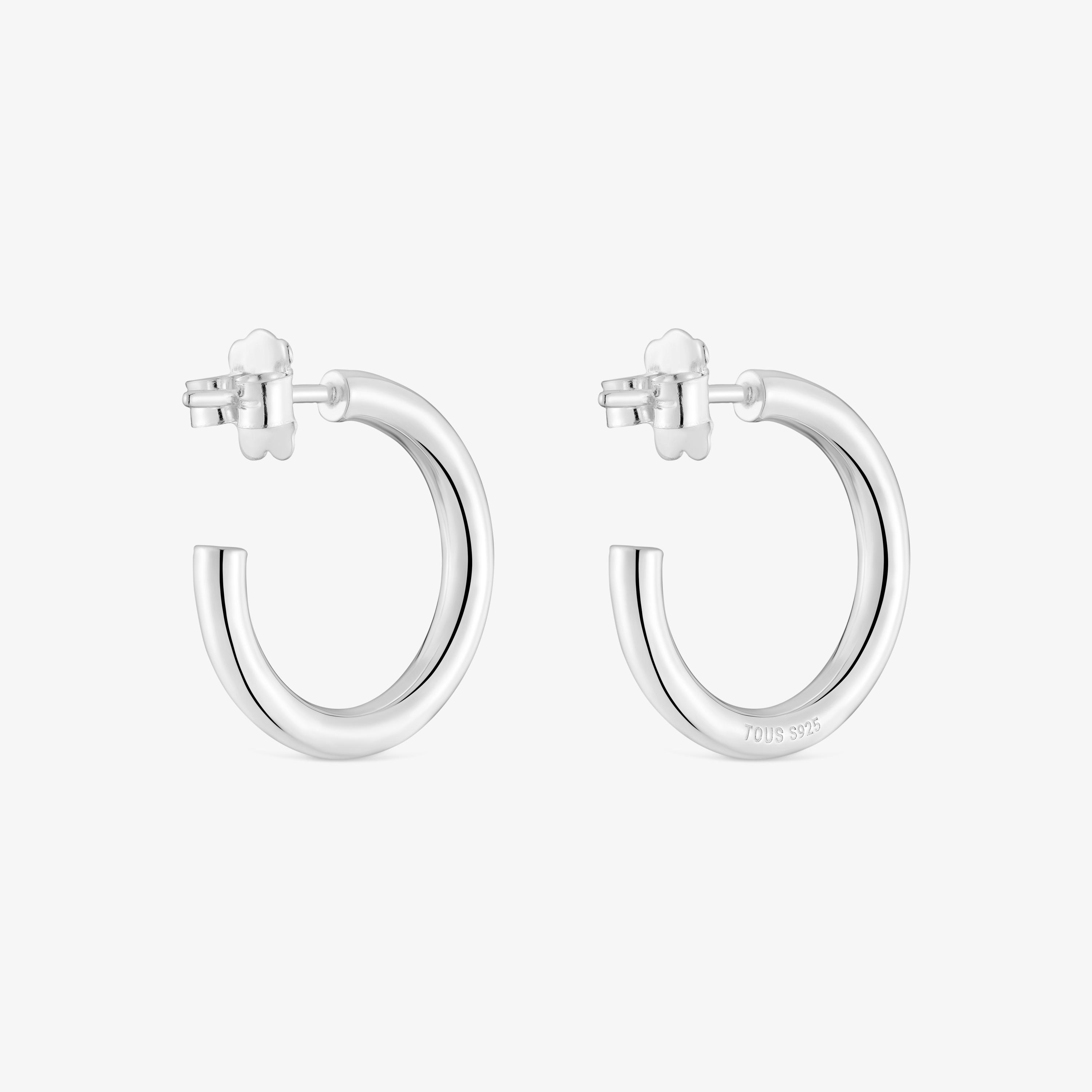 Short  mm silver Hoop earrings TOUS Basics