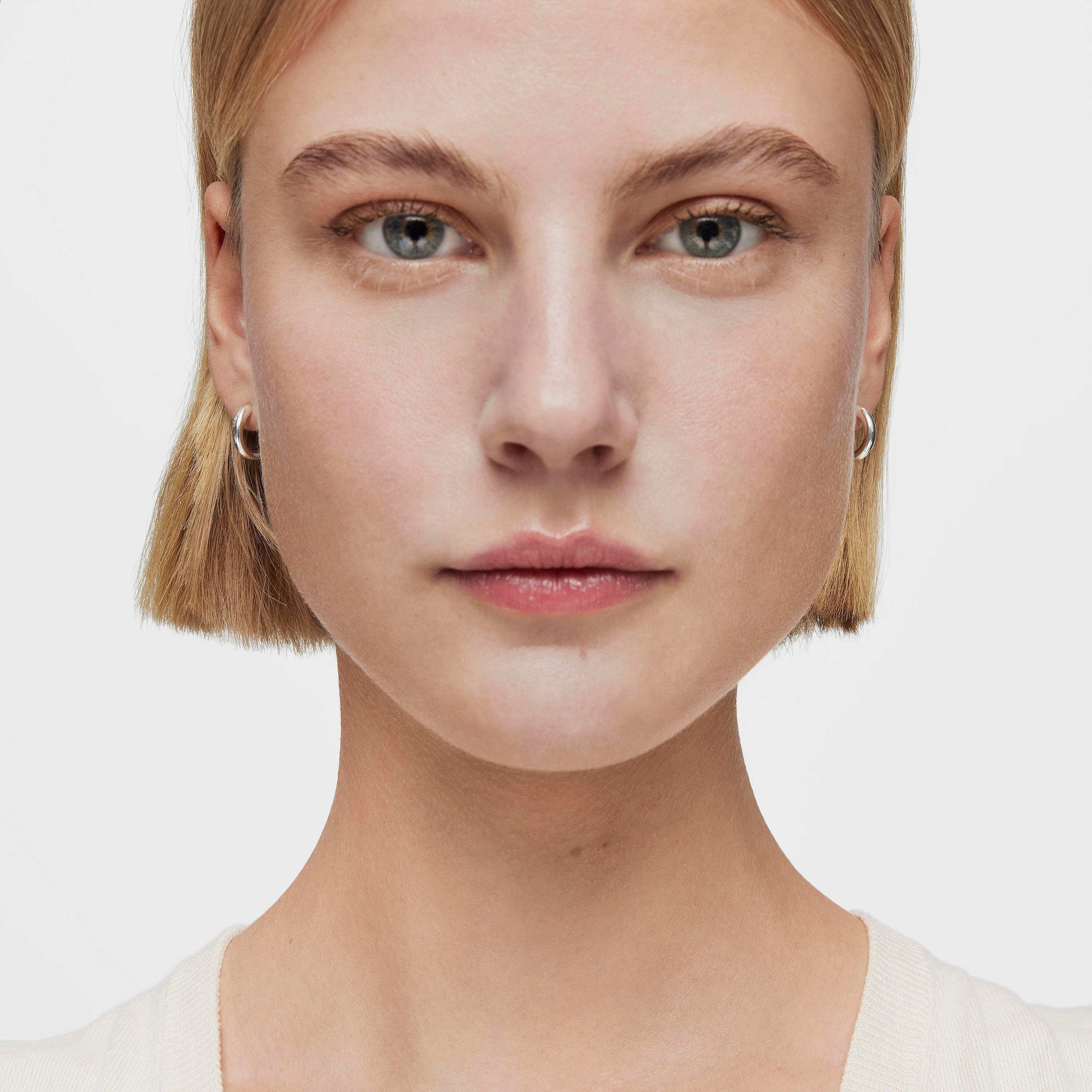 Short 8 mm silver Hoop earrings TOUS Basics